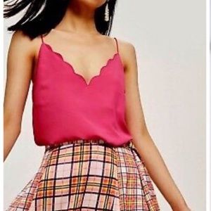 TopShop Scalloped Tank